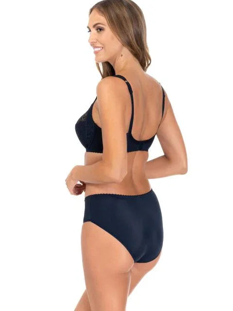 Supportive Half Padded Bra. Annija. Nevy Blue