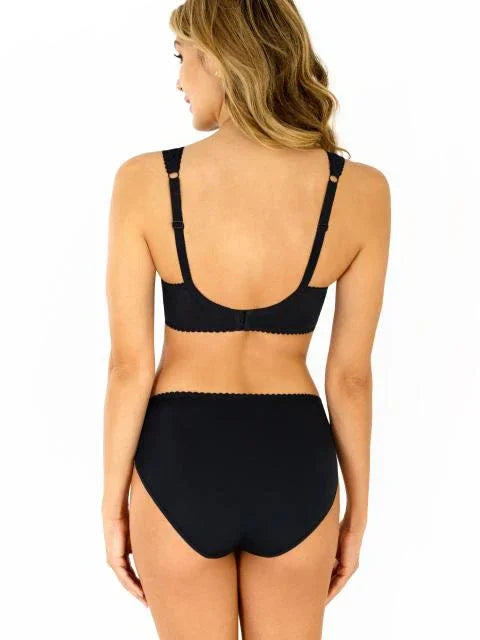Supportive Half Padded Bra. Annija. Black