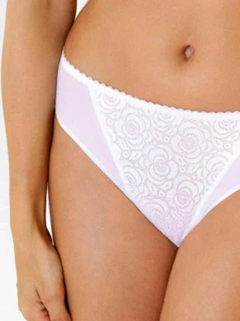 Mid-Waist Panty. Annija. White