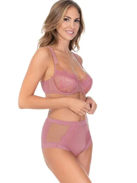 Mid waist Panty. Jessica. Pink