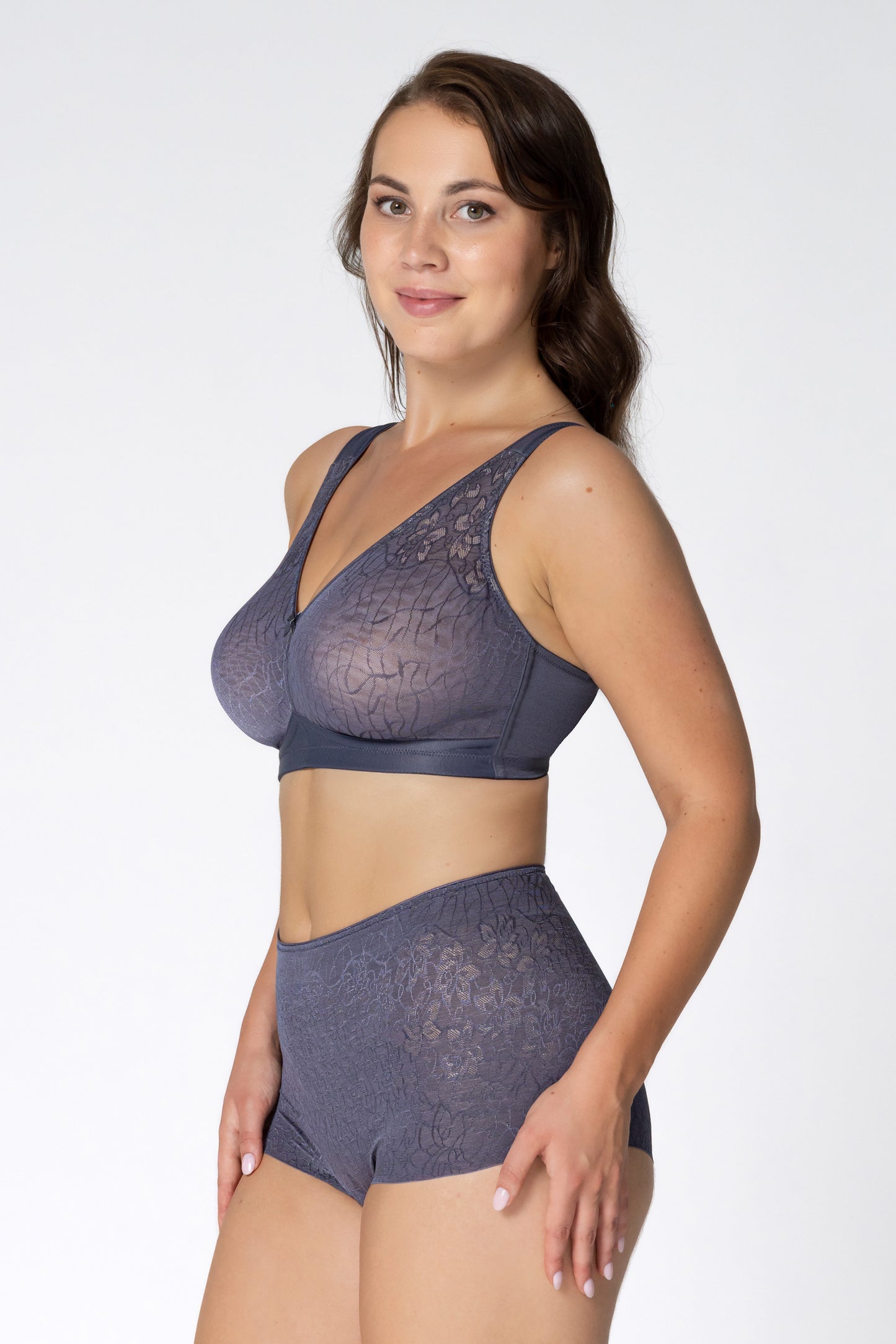 Powerlace Support Bra Dark Gull