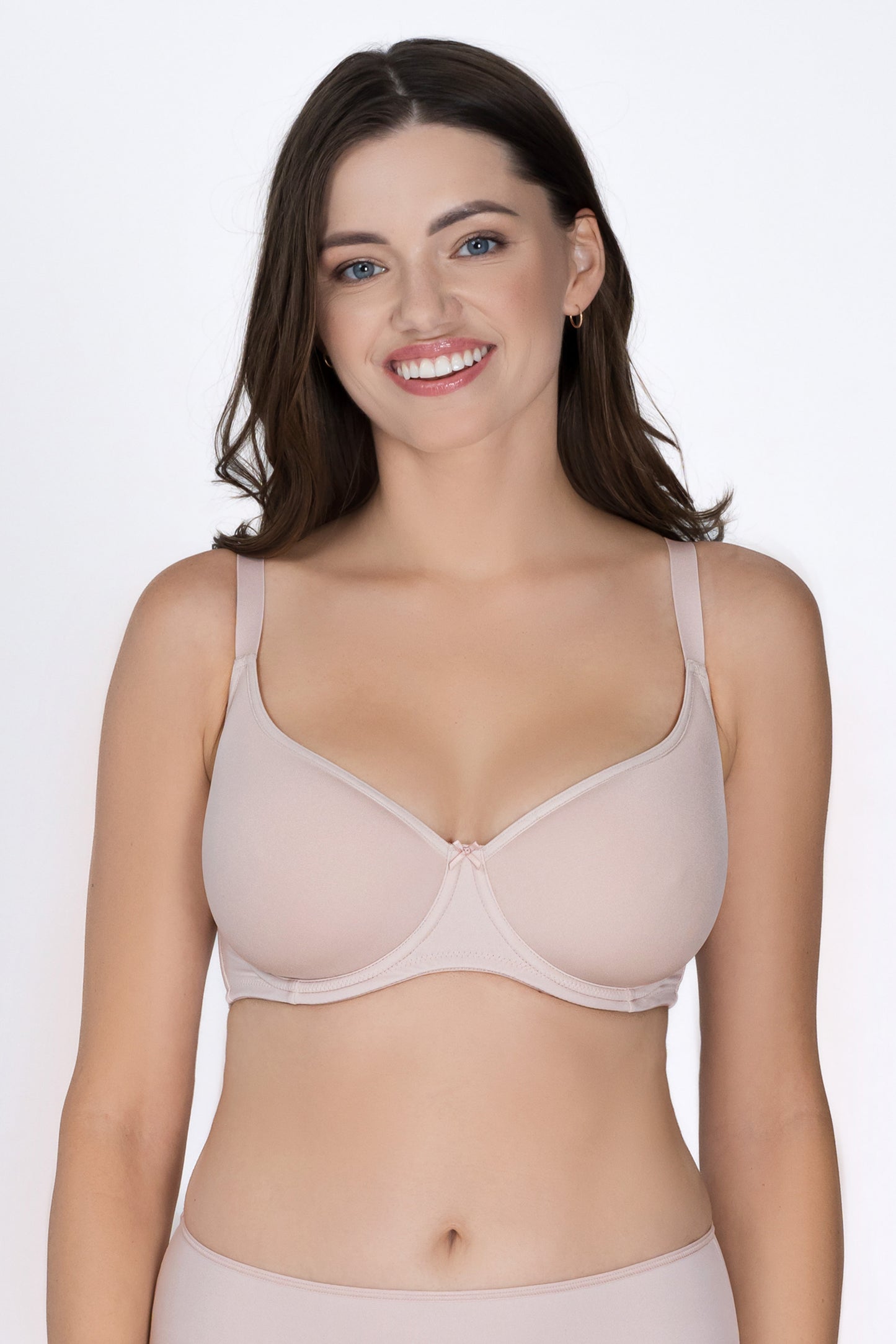 Soft Underwire T-Shirt Bra. True. Silver Peony