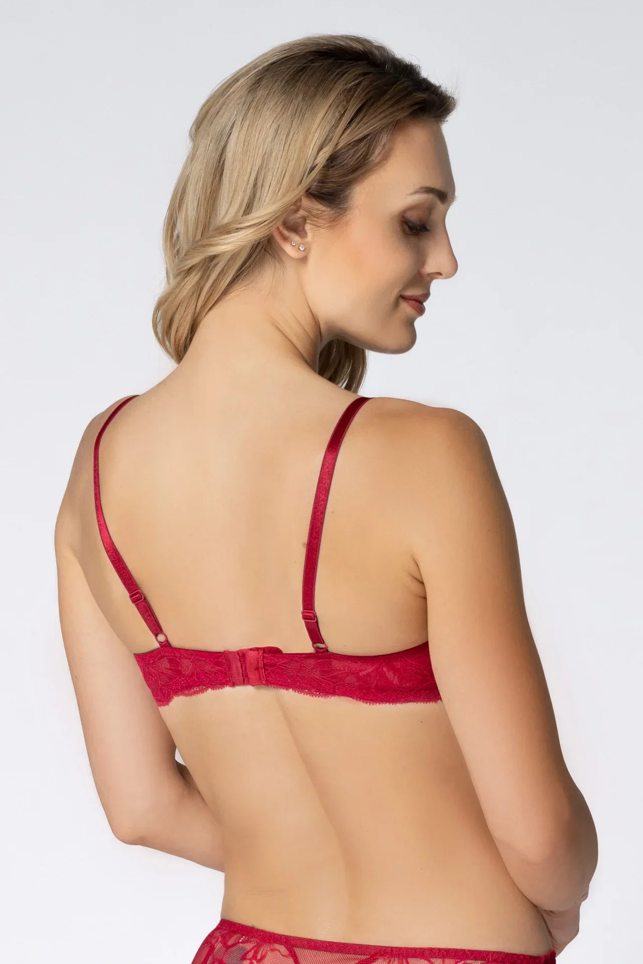 Push-Up Bra. Patricia. Red - Avarrra