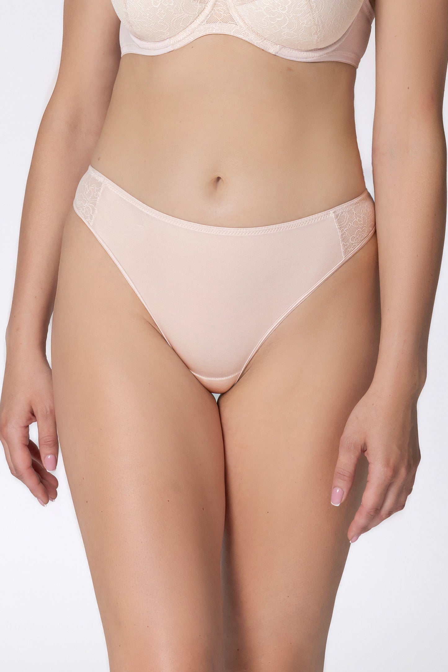 Grand String Panty. Grand. Silver Peony