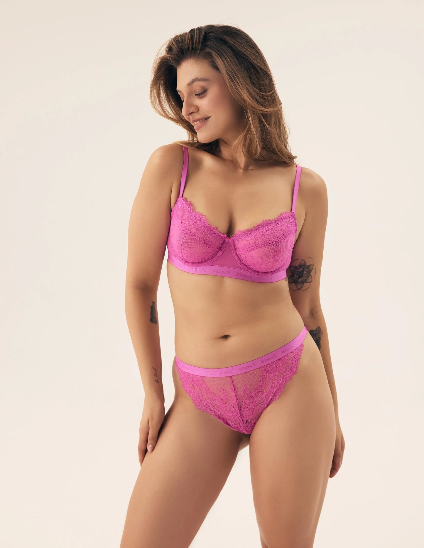 Soft bra Bloovii Ocrissa Hot pink - 3