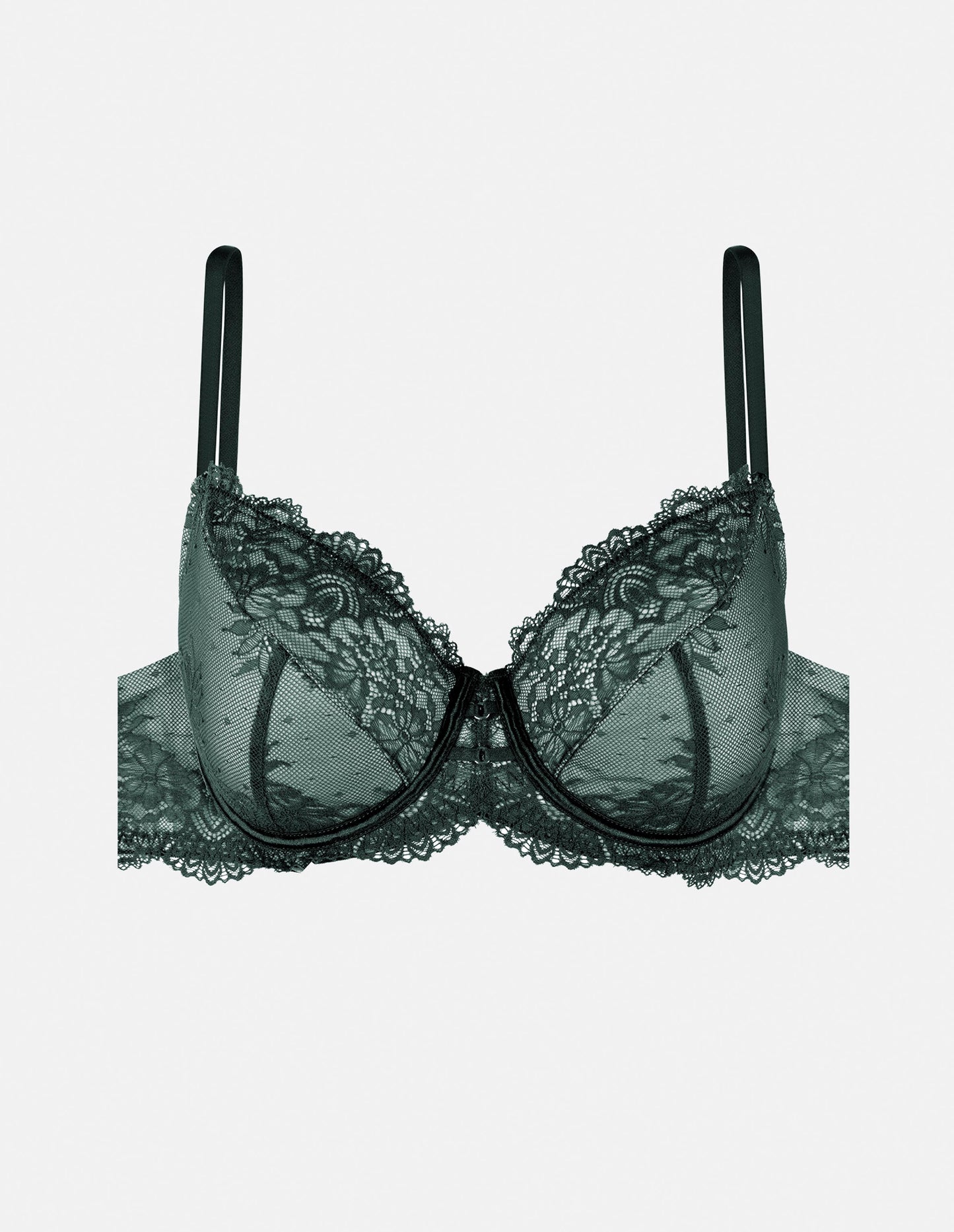 Semi-padded bra Ramira Dark green - 5