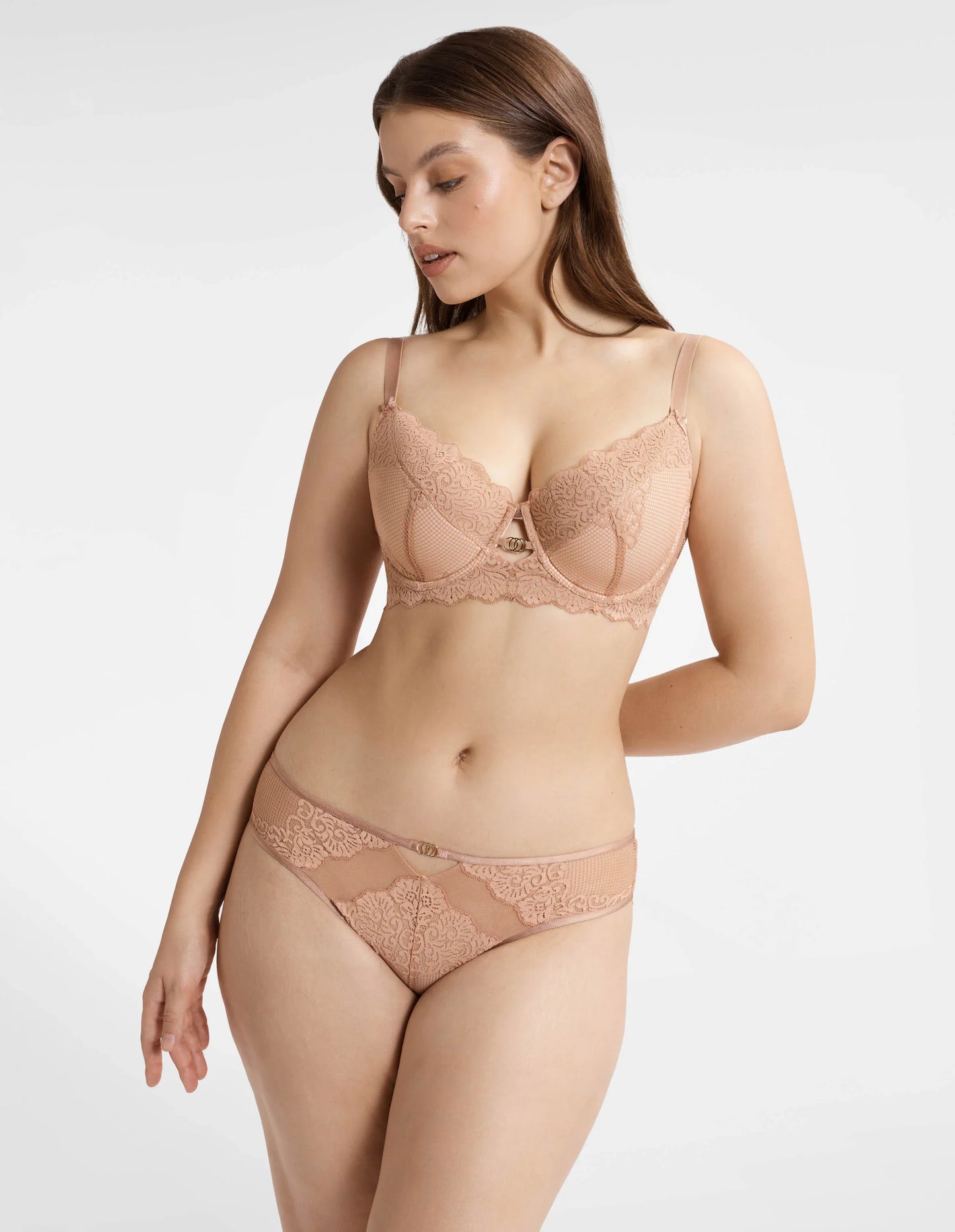 Semi-padded bra Darling Golden brown - Avarrra