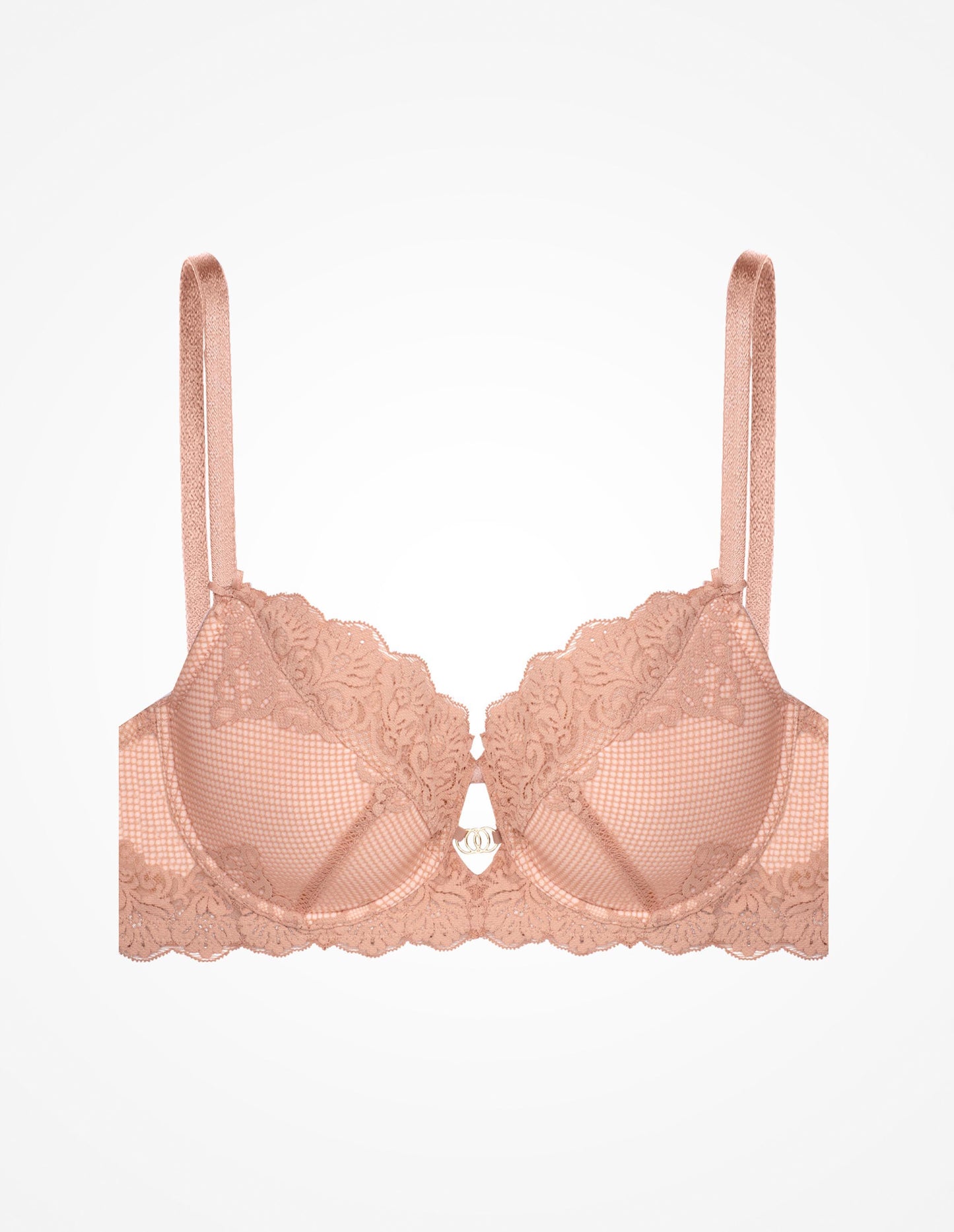 Semi-padded bra Darling Golden brown - 5