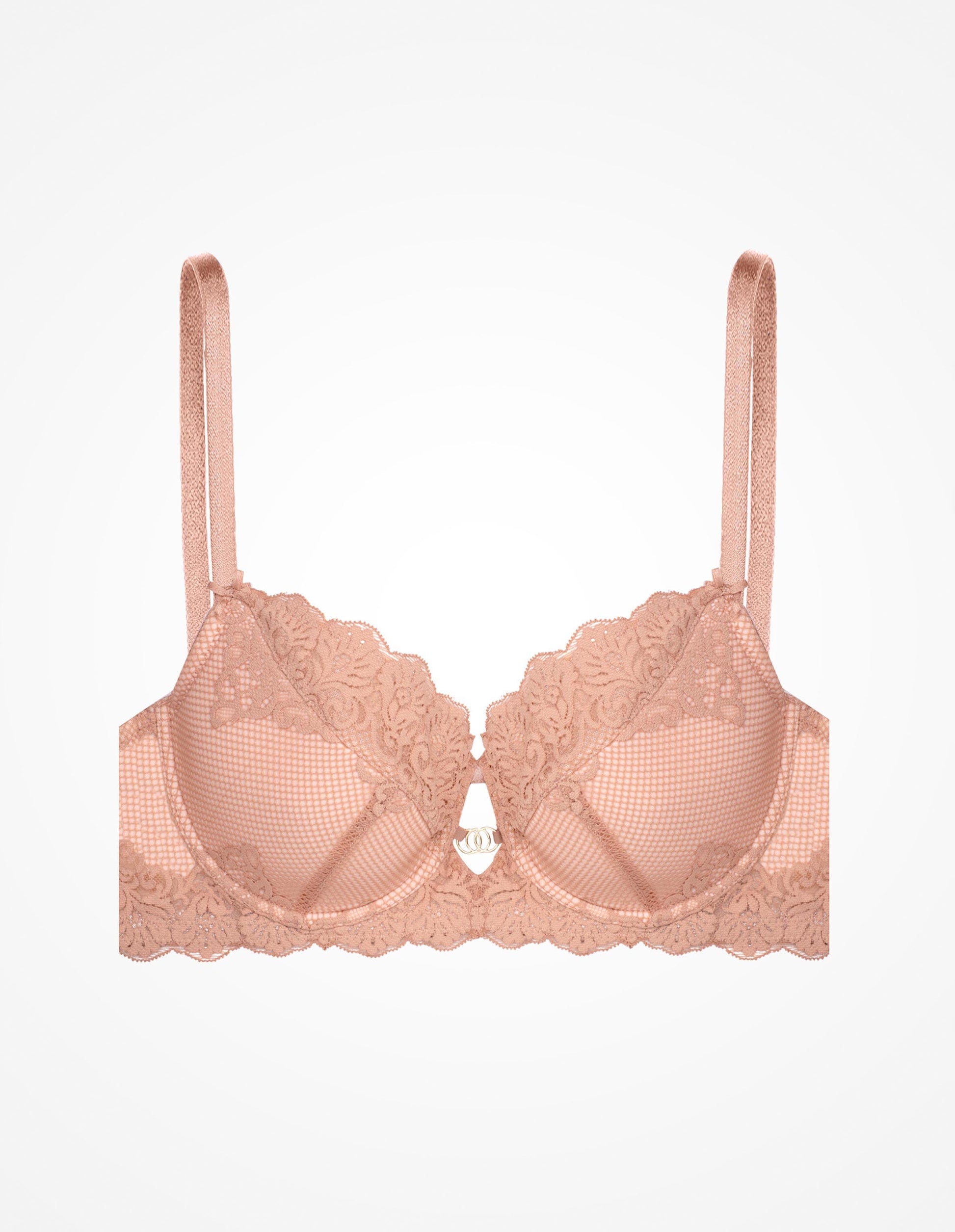 Semi-padded bra Darling Golden brown - 5