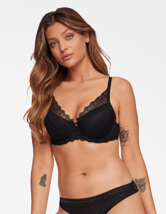 Push-up bra Hudson Black