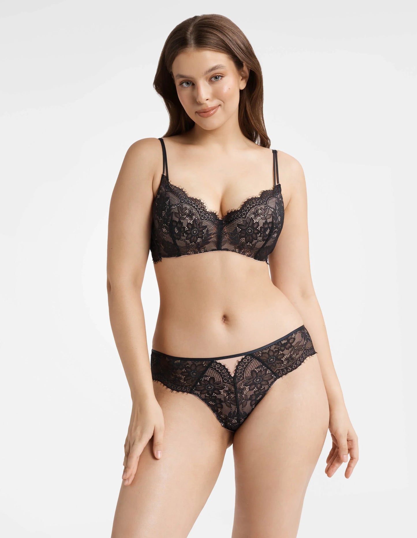 Push-up Bra Kitty Black/rose - 4