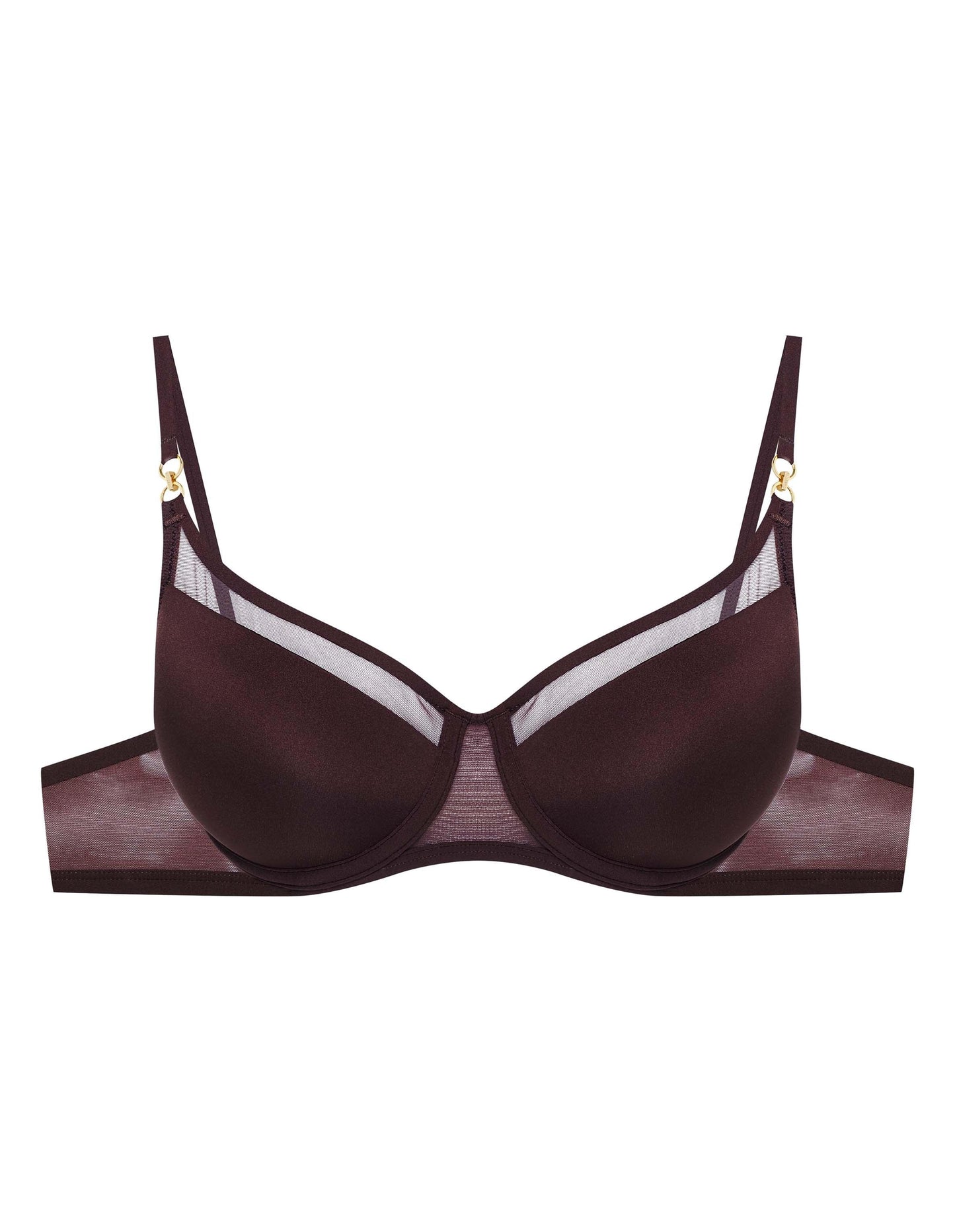 Push-up bra Ova Dark chocolate - 4