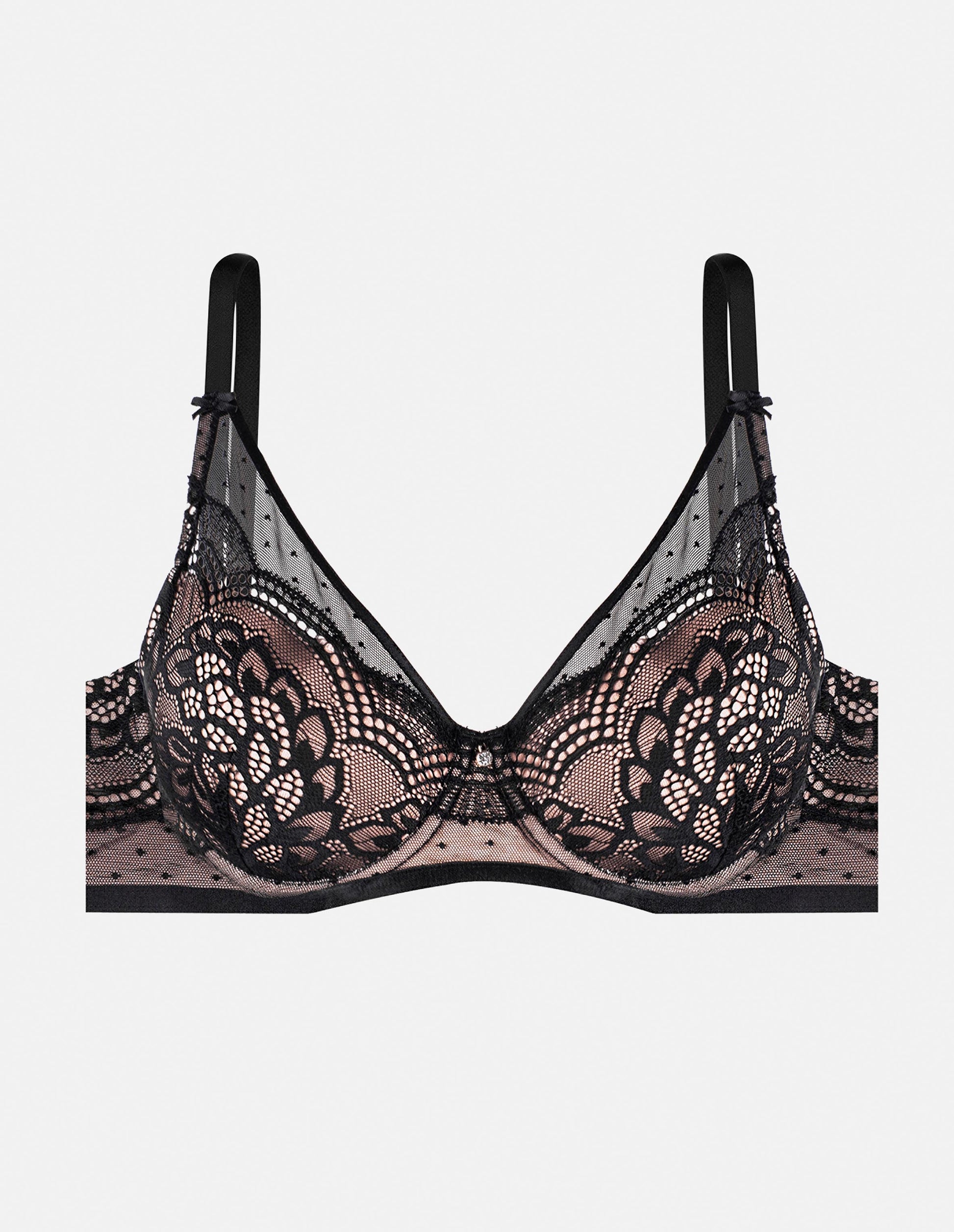 Push-up bra Tarah Black/gold - 5