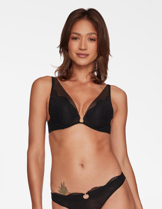 Push-up bra Tone Black