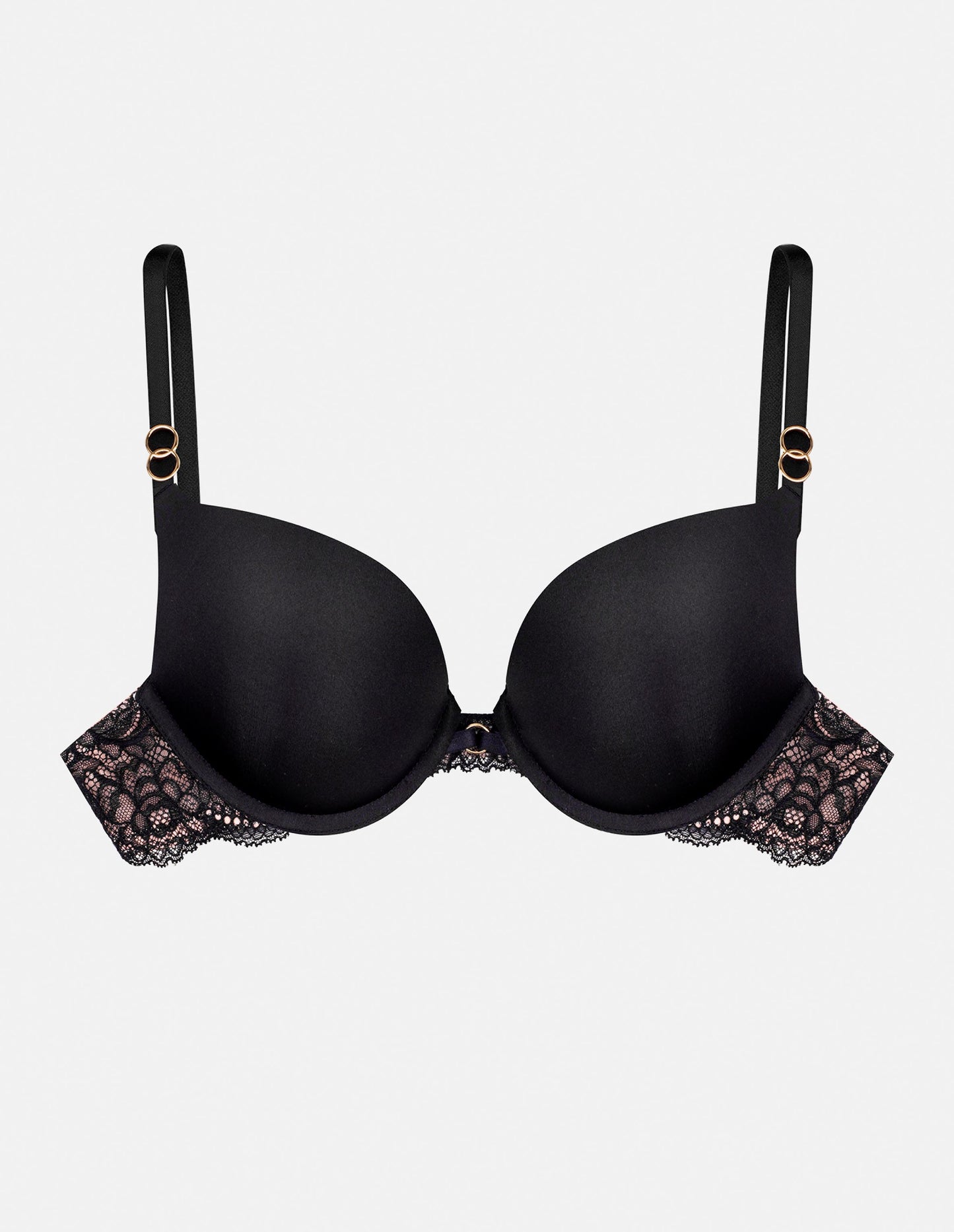 Push-up bra Truly Black/gold - 5