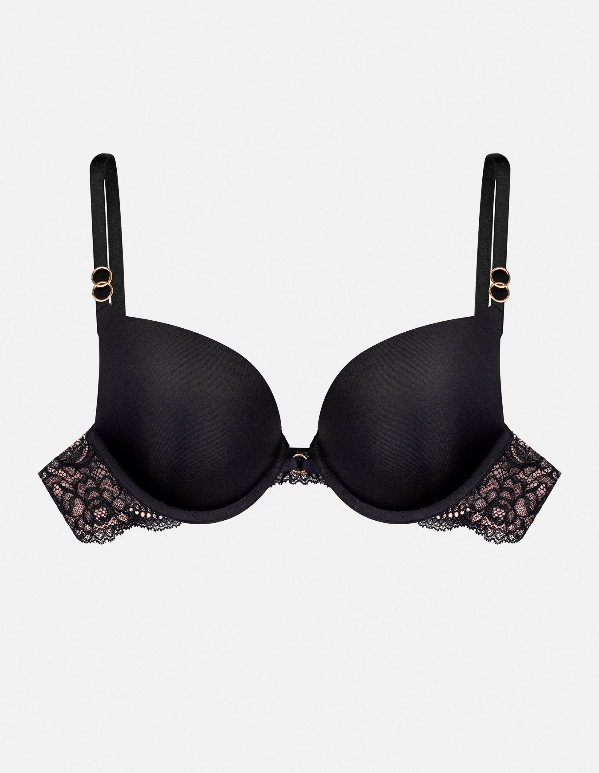 Push-up bra Truly Black/gold - 5