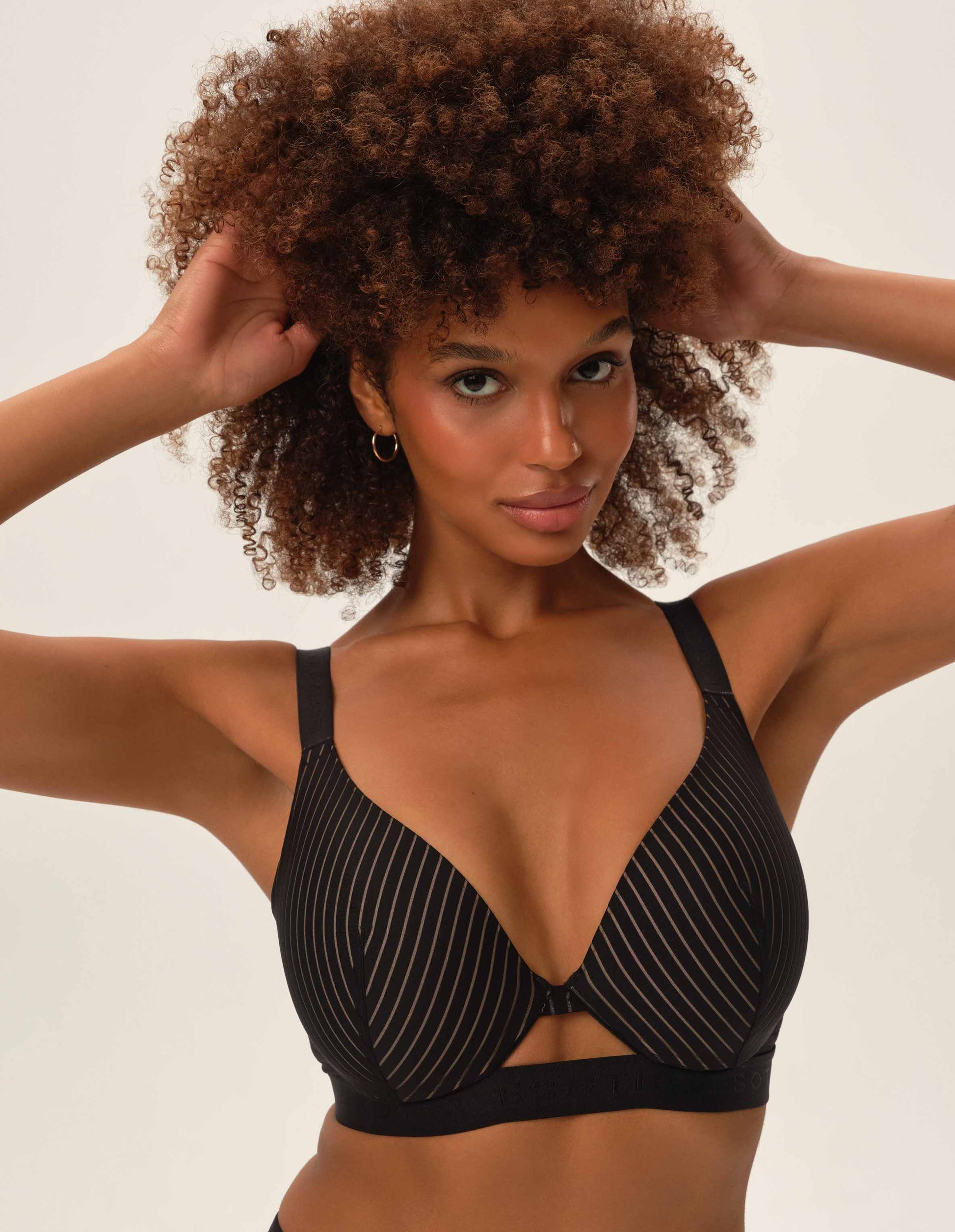 Padded bra Osom Black/gold