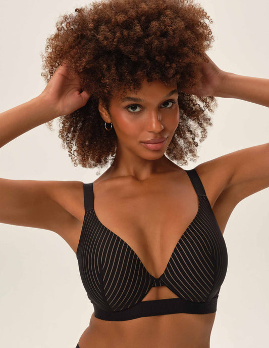 Padded bra Osom Black/gold