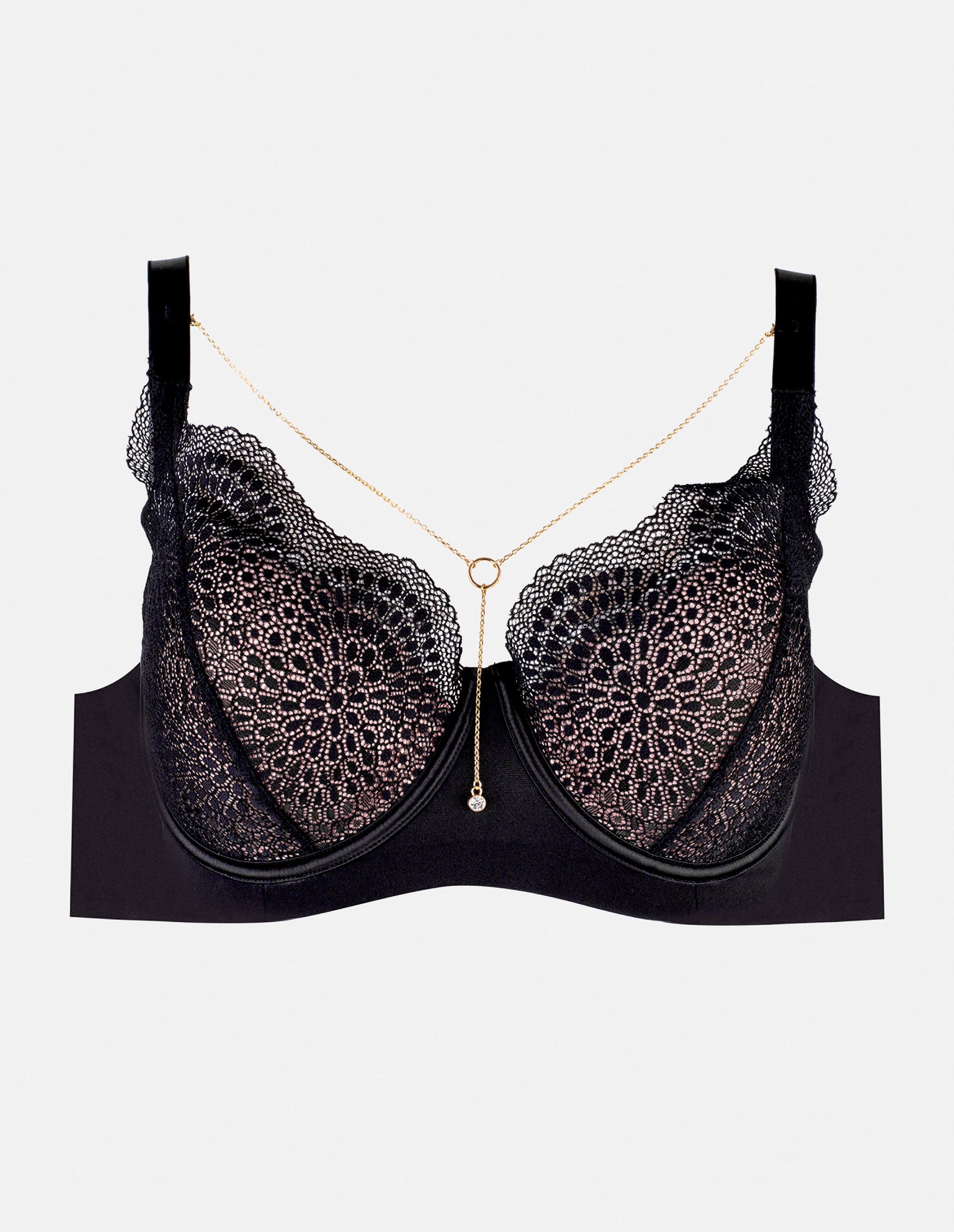 Padded bra Tierra Black/gold - 5