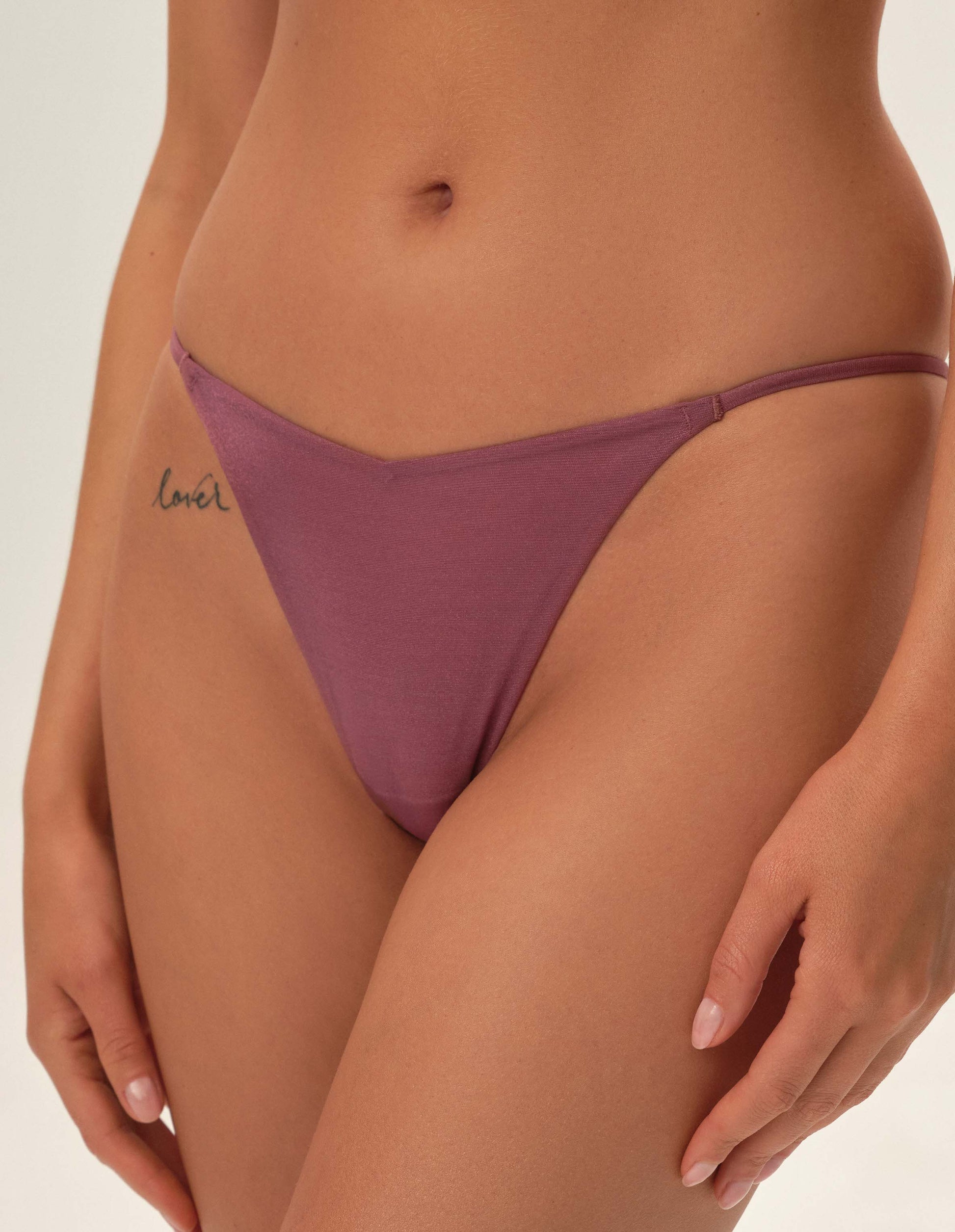 Brazilian panties Omelia Mauve - 3