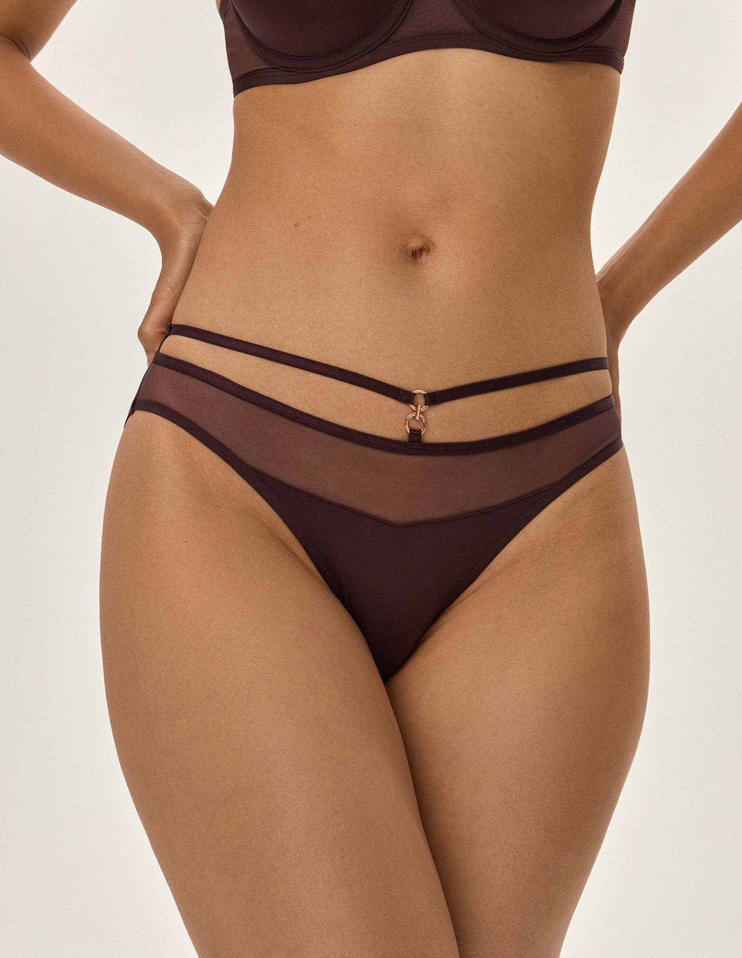 Panties Ova Dark chocolate - 1