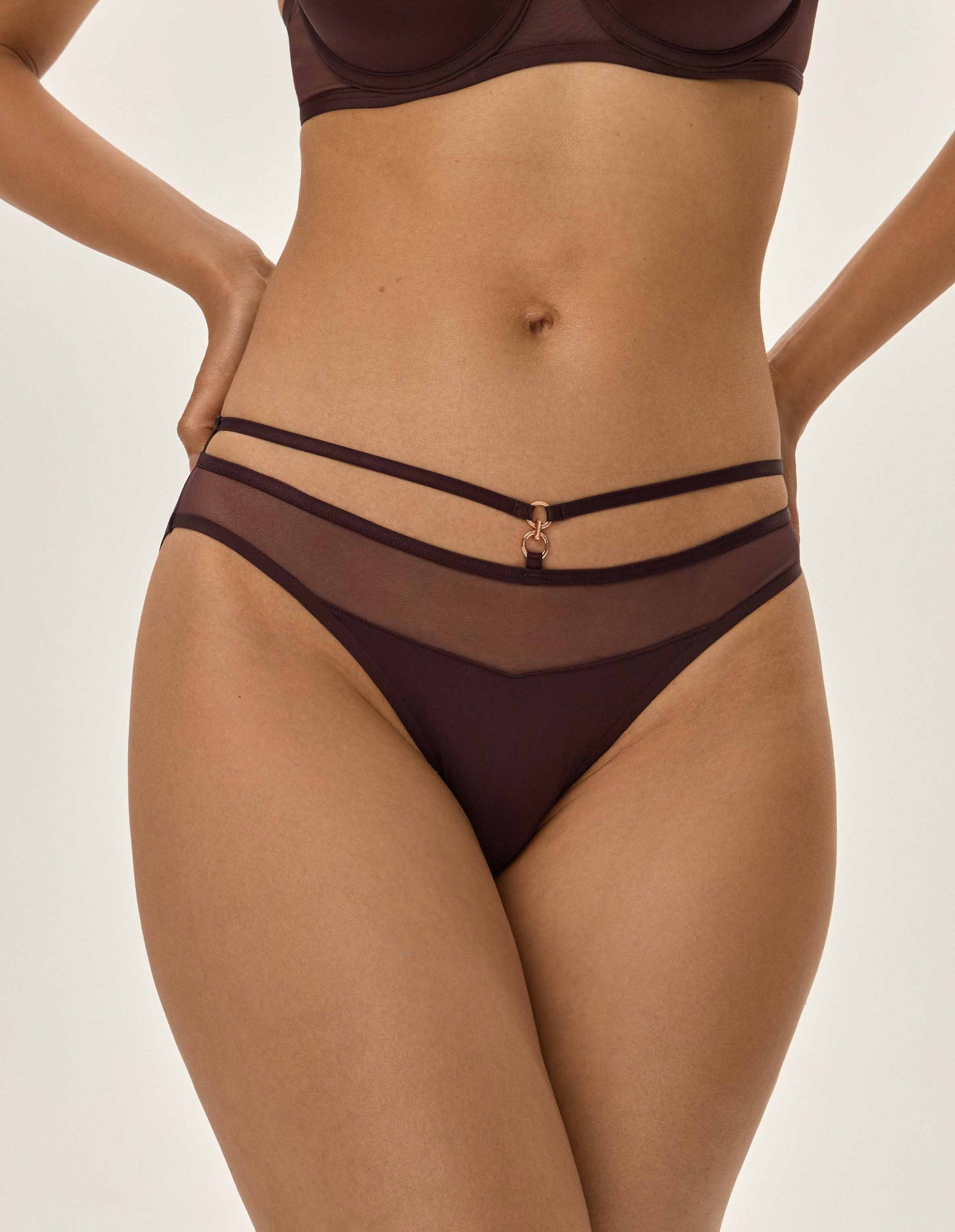 Panties Ova Dark chocolate - 1