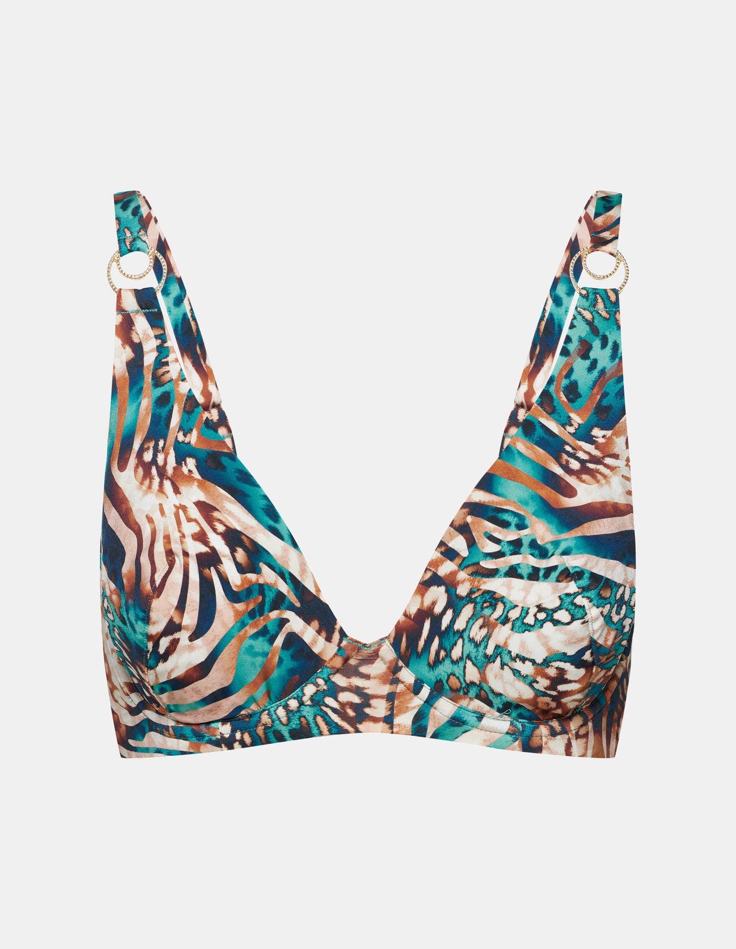 Soft bikini top Deliciosa Light green - 3