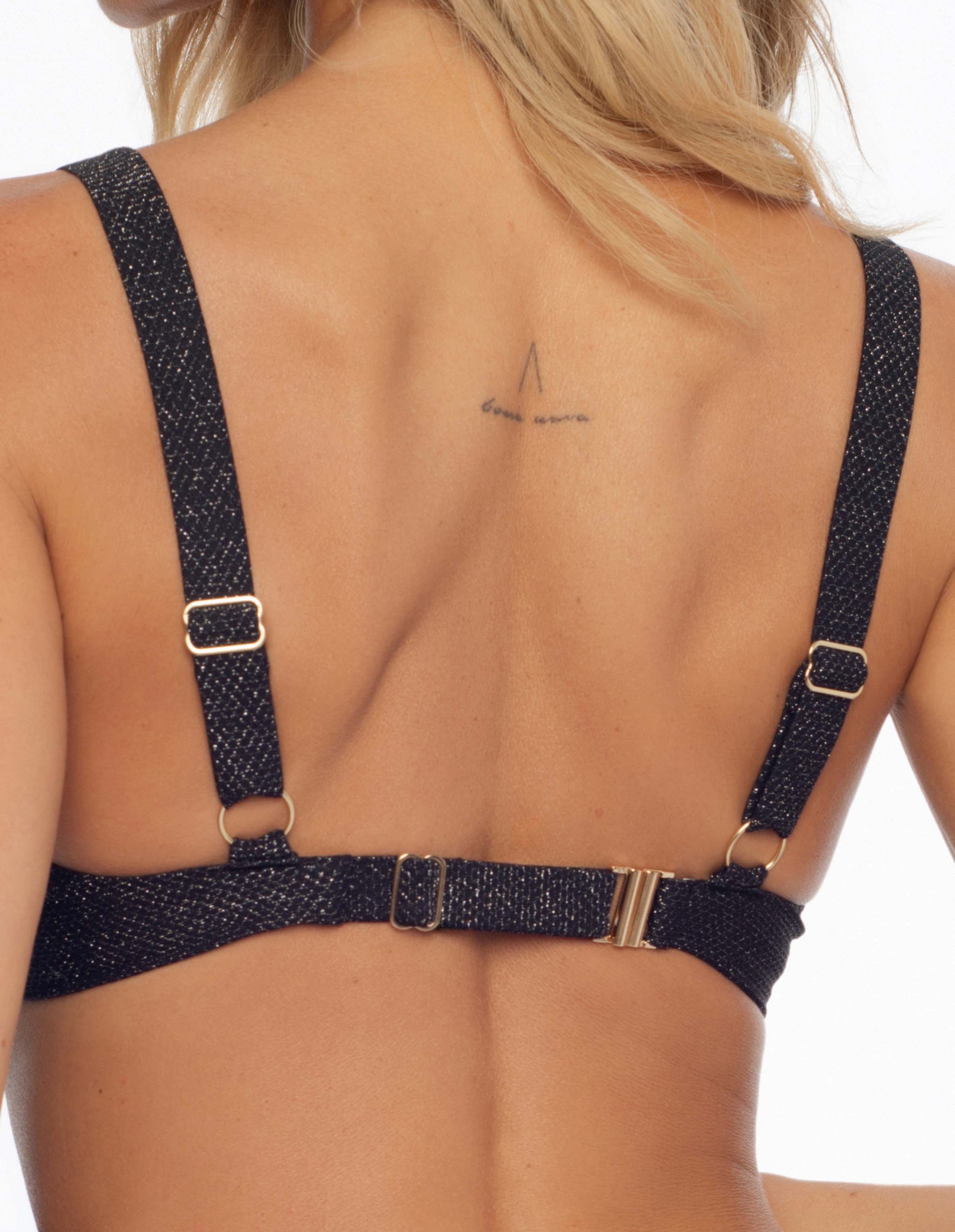 Soft bikini top Stardust Black - 3