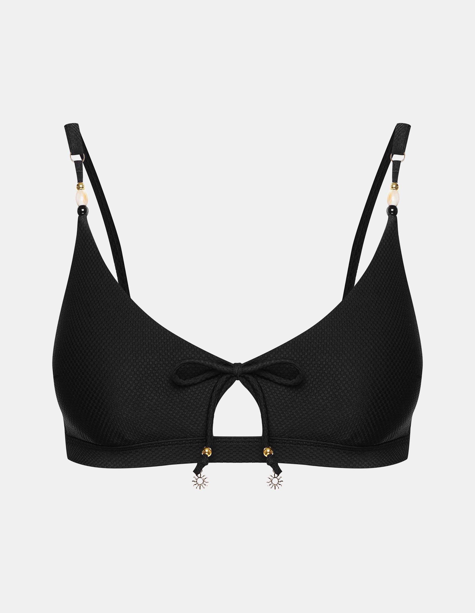 Triangle bikini top Sunrise Black - 5