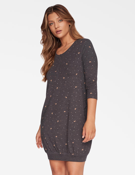 Nightdress Calenula Grey