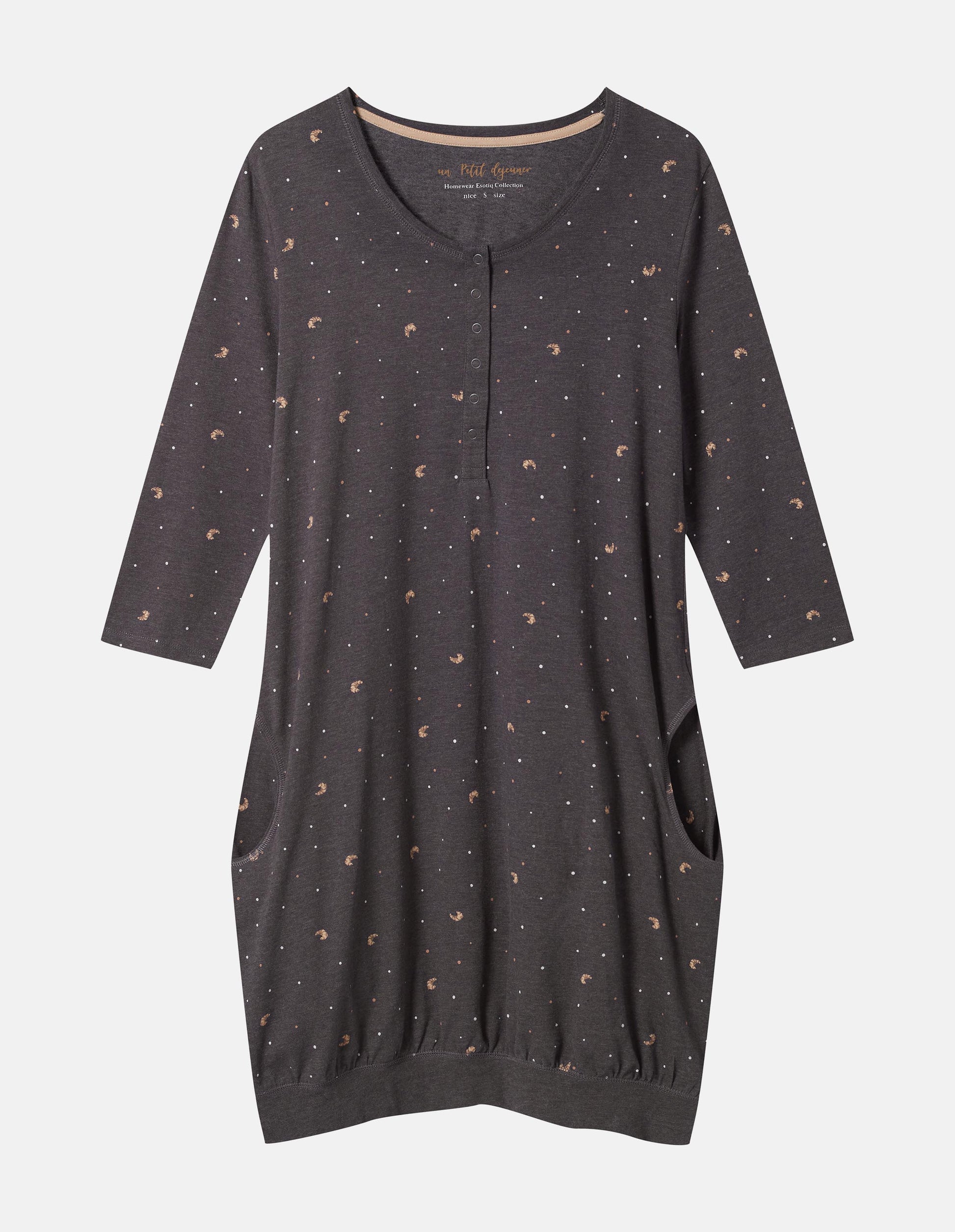 Nightdress Calenula Grey - 5
