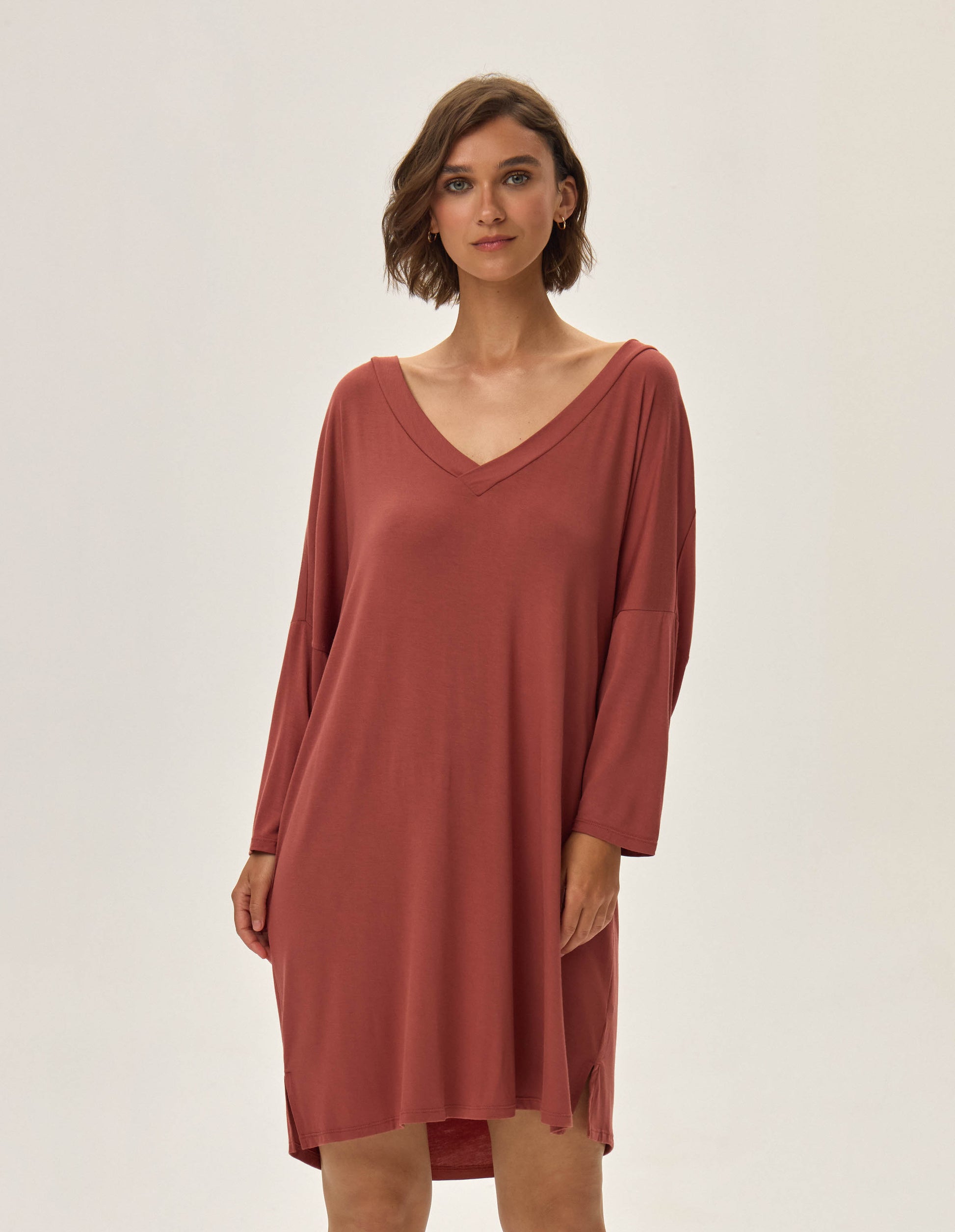 Nightgown Jannet Maroon