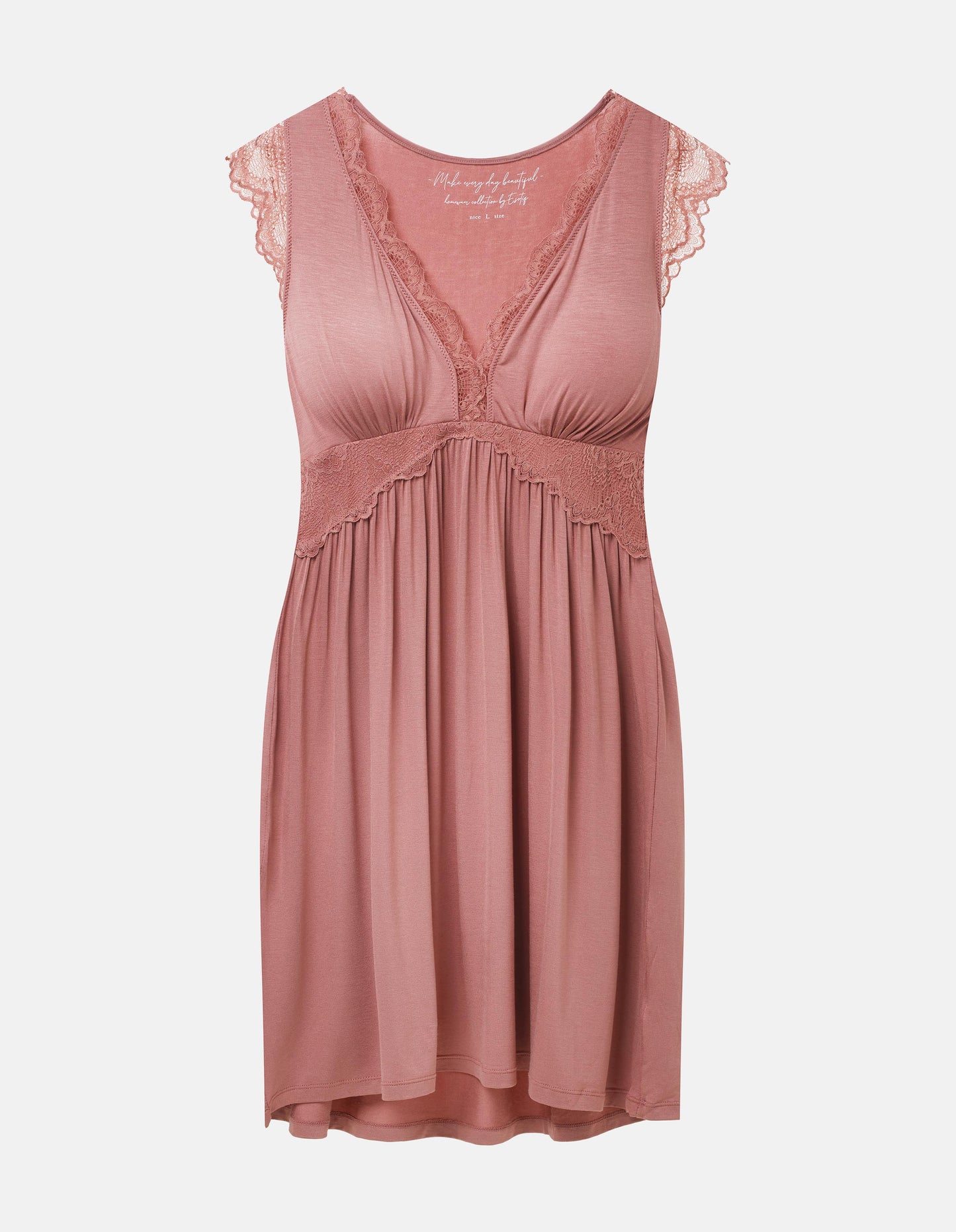 Nightdress Nova Dusty rose - 4