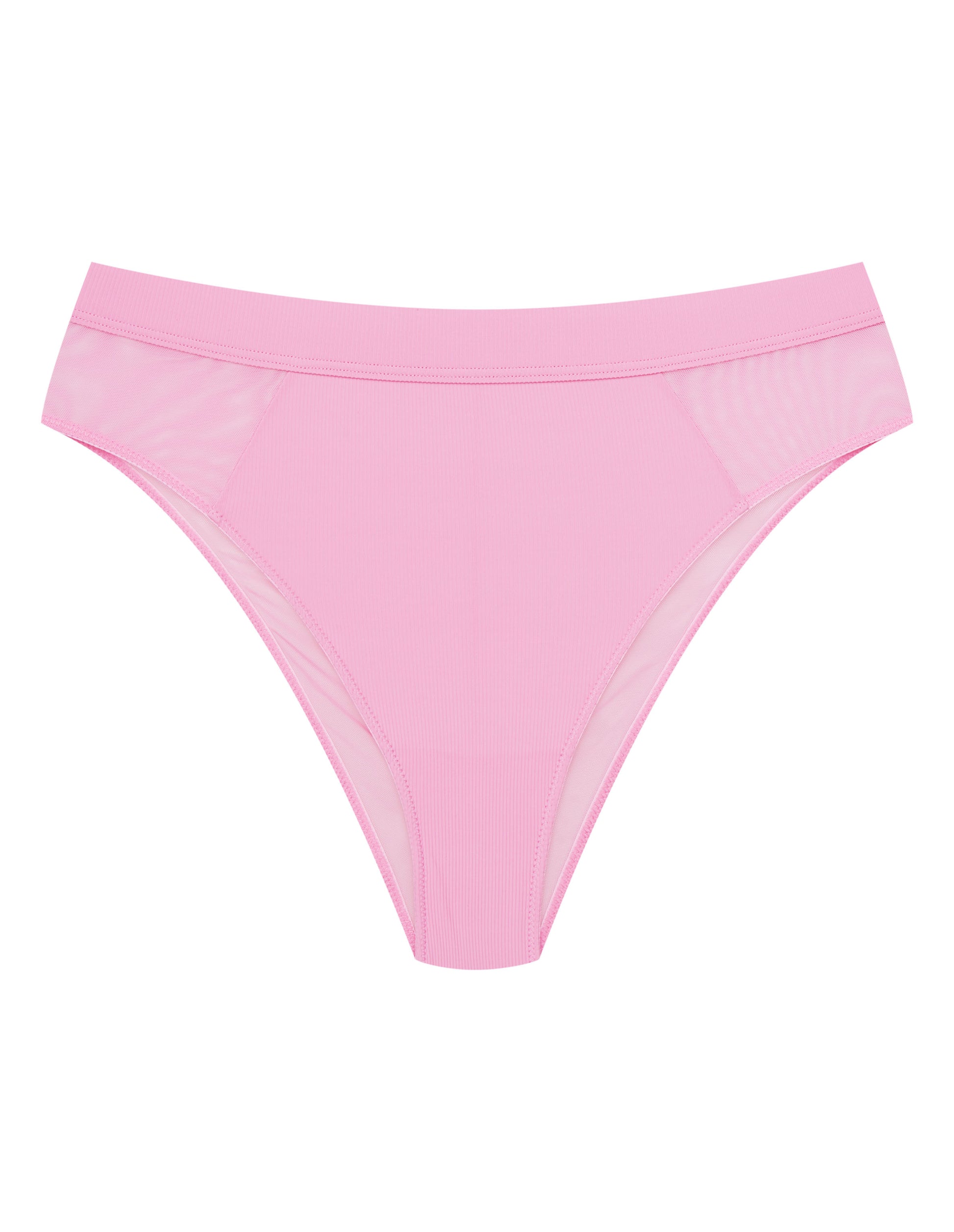 High-waisted paites Bloovii Saoui Pink - 4
