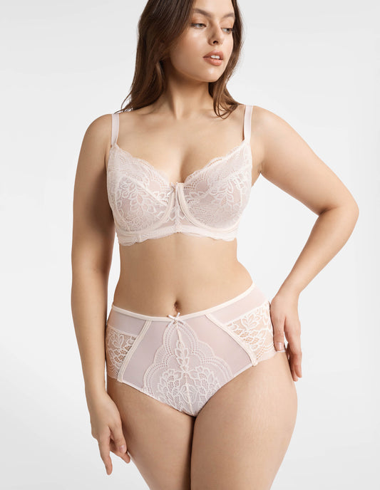 HIGH-WAISTED BRIEFS Kandy Pastel pink