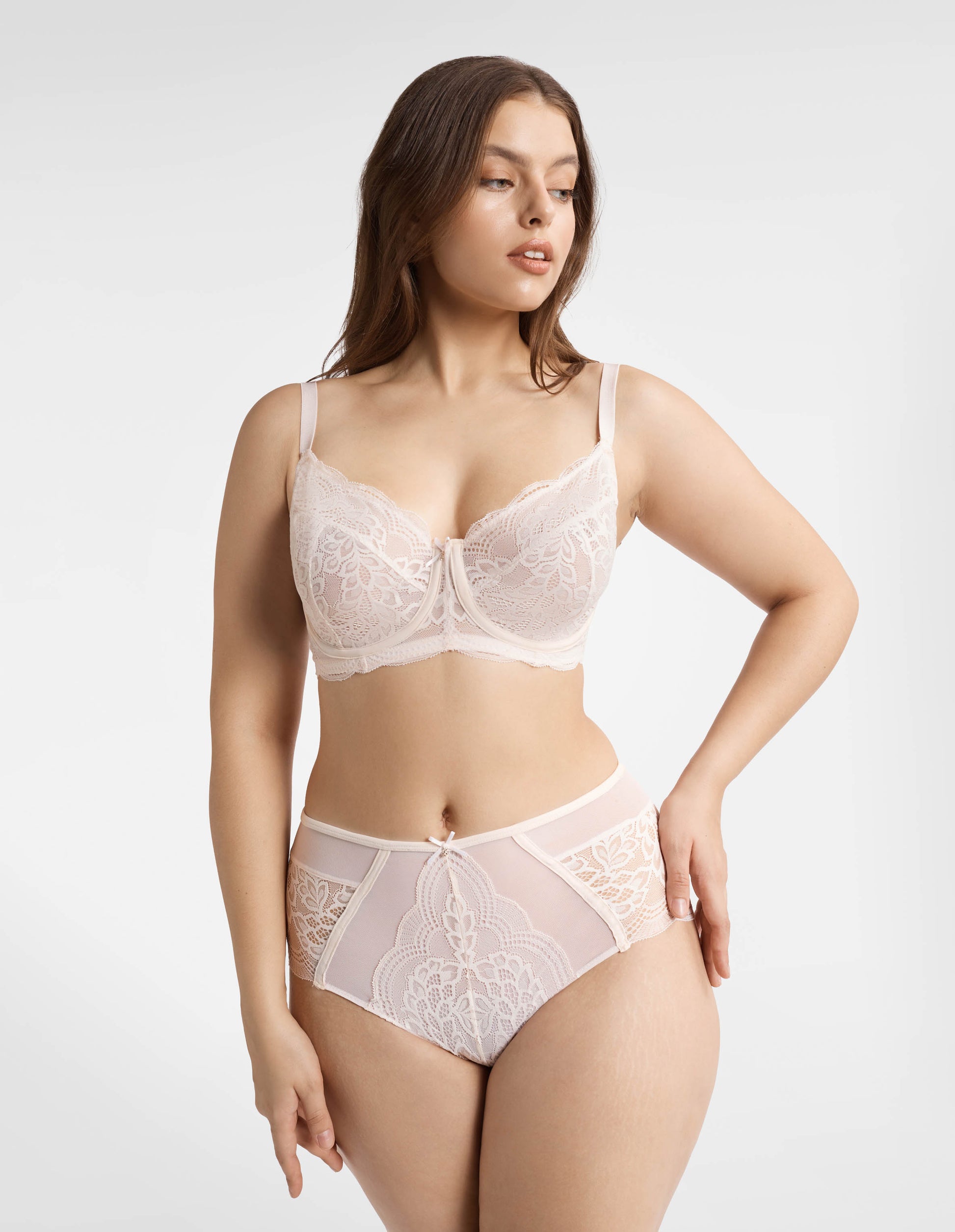 HIGH-WAISTED BRIEFS Kandy Pastel pink - 4