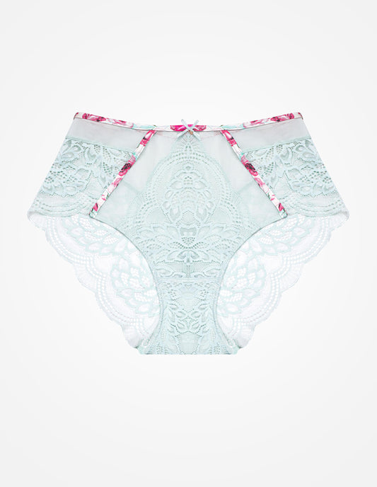 HIGH-WAISTED BRIEFS Kandy Mint green