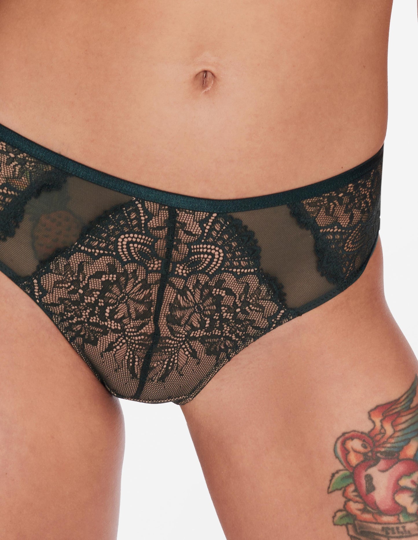 High-waisted briefs Ramira Dark green - 2