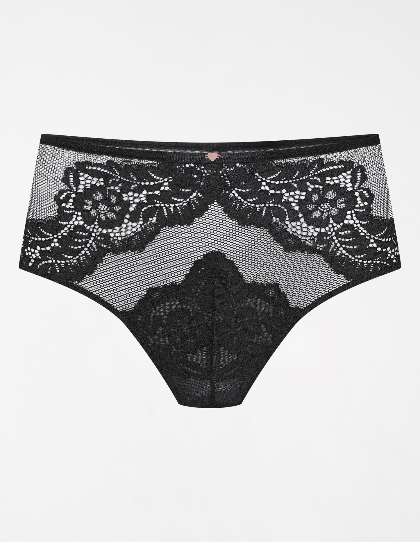 HIGH-WAISTED PANTIES Sweetheart Black - 5