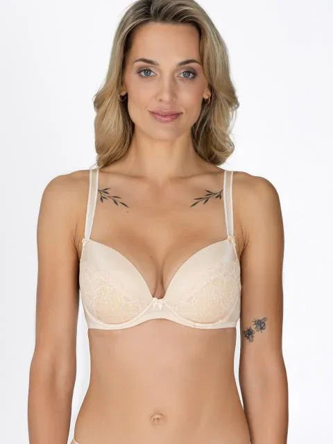 Push-up bra, Padded cup Margo Beige
