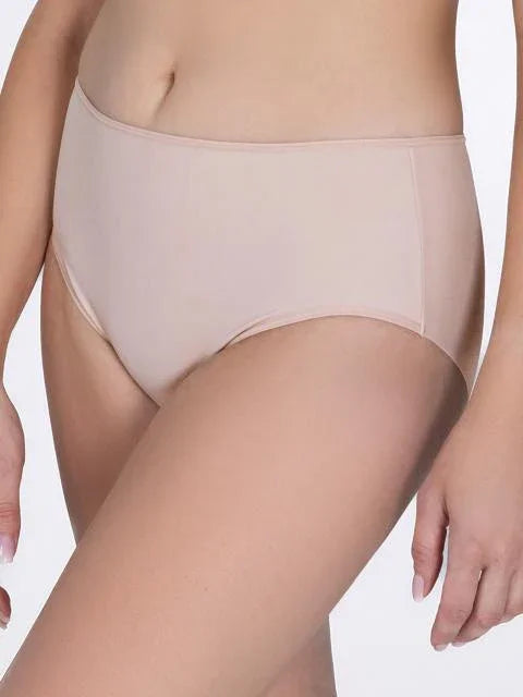 Seamless Mid-waist Panty. True. Silver Peony