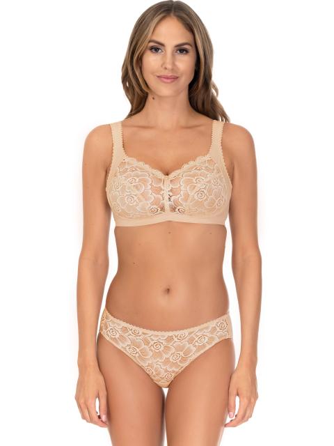 Bra, Non-padded cup Anette Beige