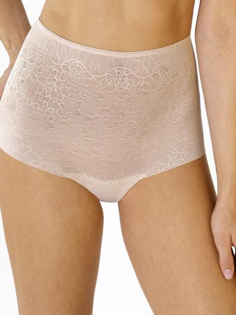 Shaping High-waist Panty. Powerlace. Silver Peony