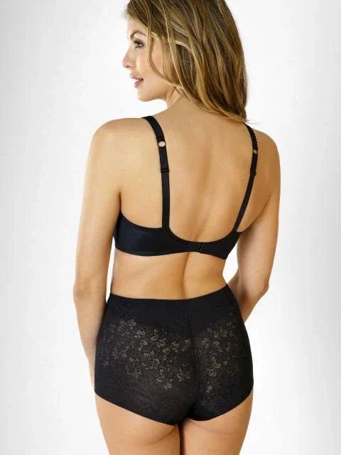 Shaping High-waist Panty. Powerlace. Black