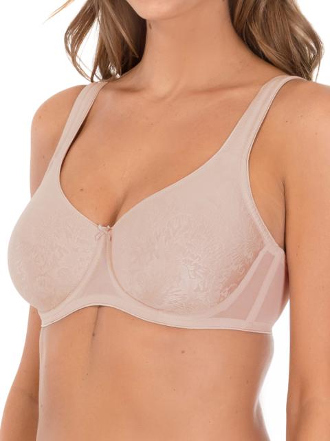Jacquard Smooth T-shirt Bra. Sofia. Silver Peony