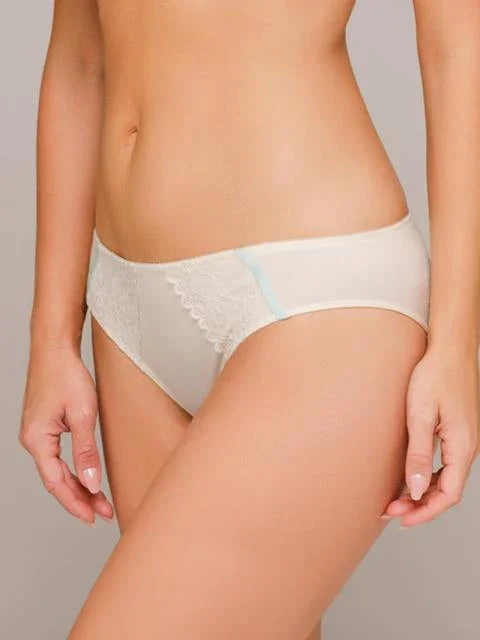 Classic Panty. Jade. Ivory - Avarrra