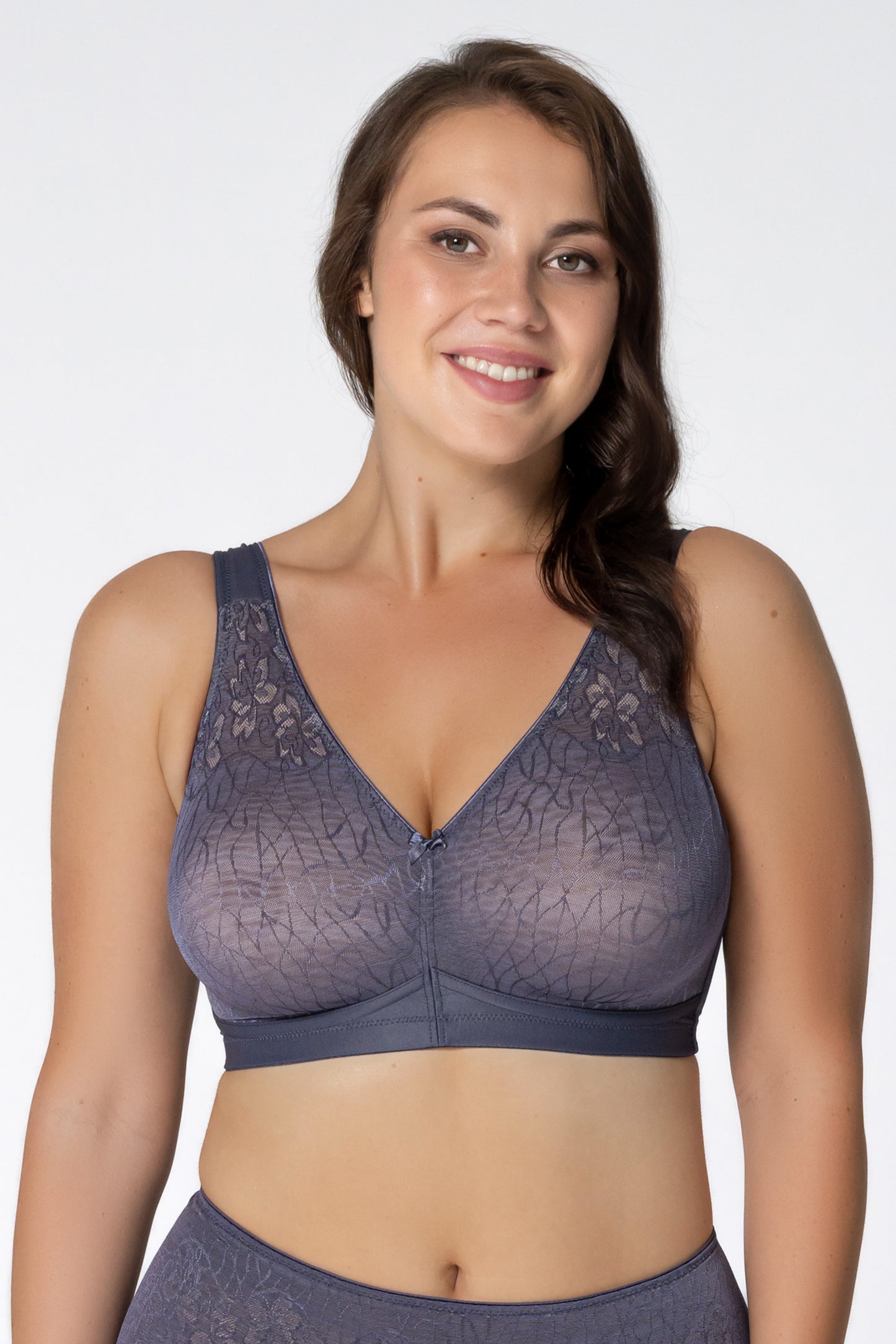 Powerlace Support Bra Dark Gull