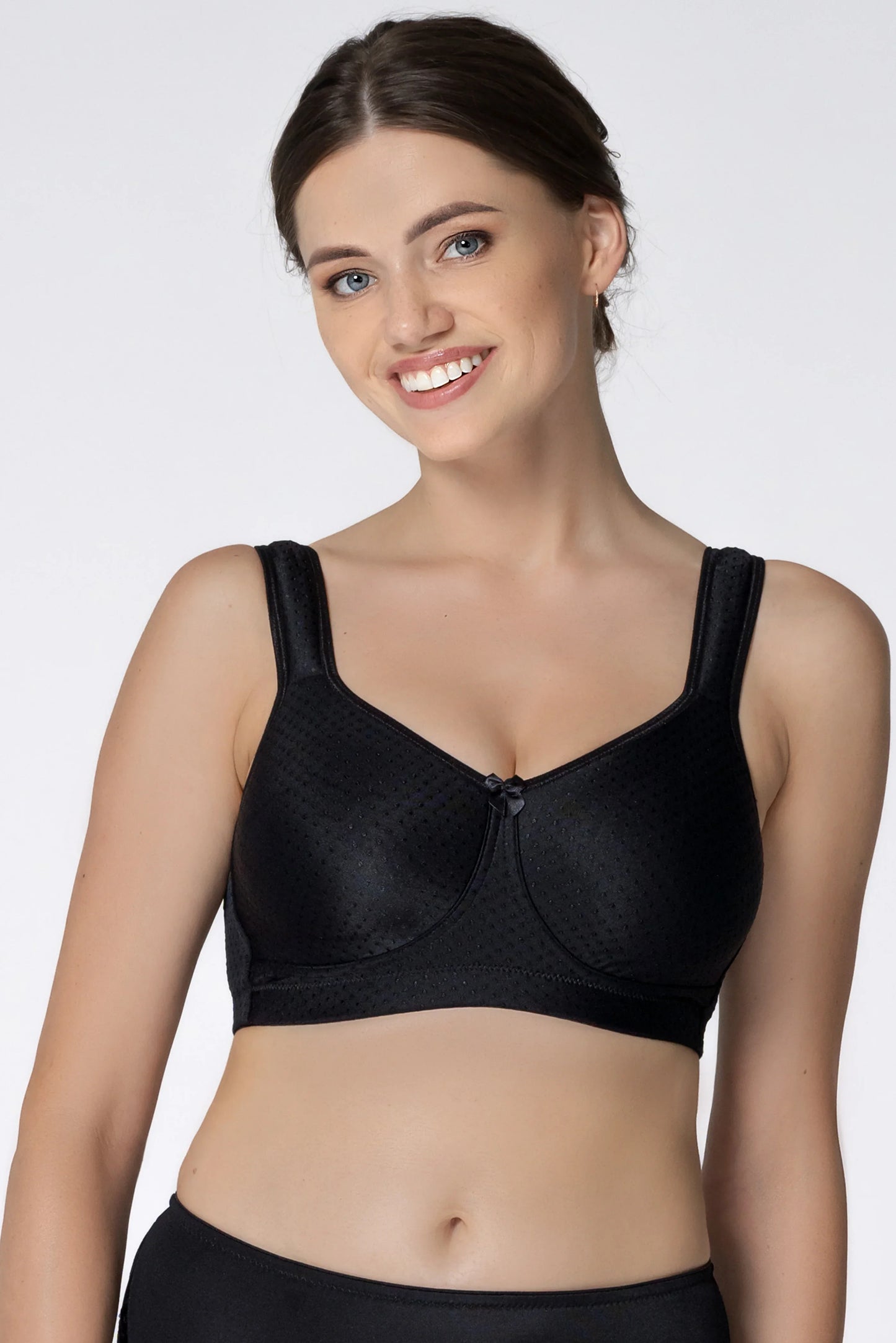 Prosthetic bra. Non-padded cup. Martha. Black