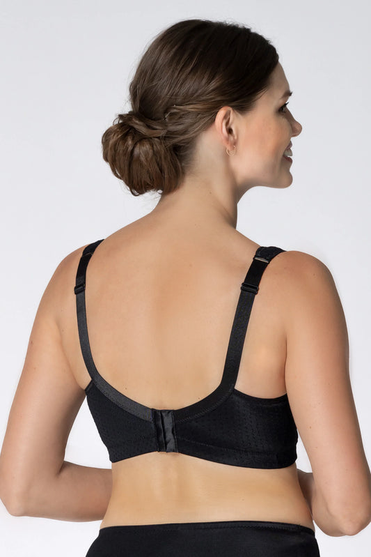 Prosthetic bra. Non-padded cup. Martha. Black