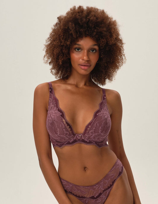 Soft bra Kavi Mauve